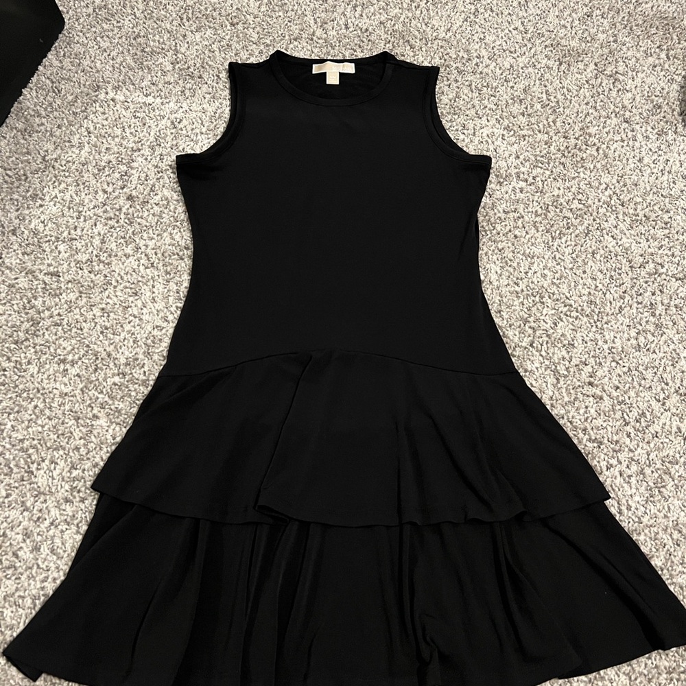 MICHAEL Michael Kors Black Layered Mini Dress